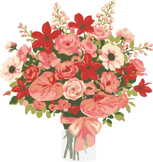 Kytice na mieru ilustrácia